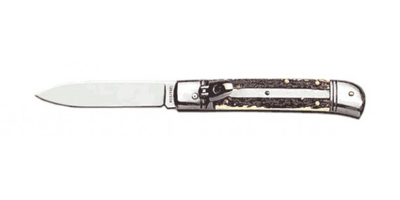 Couteau automatique LINDER - Cerf - Bouton pivotant