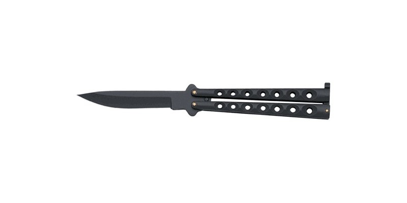 Butterfky knife - Black handle