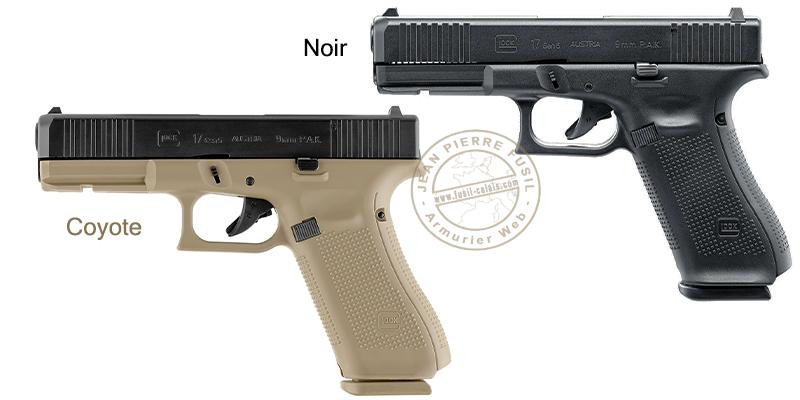 Pistolet d'alarme à blanc, gaz ou flash GLOCK 17 Gen 5 - Cal. 9mm PAK