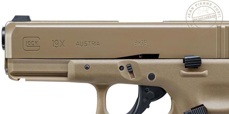 Blowback CO2 Pistol .177 BB Bore - GLOCK 19X Coyote