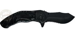 JKR - Folding knife Hell black and red