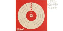 Set of 100 paper targets Elite Airgun - 10 x 10 cm