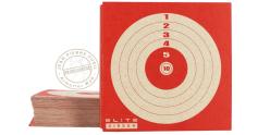 Set of 100 paper targets Elite Airgun - 10 x 10 cm