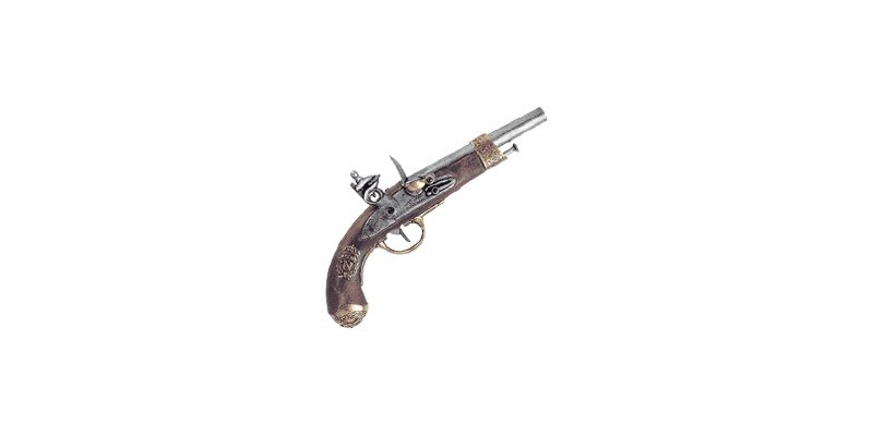 Réplique inerte du pistolet Napoléon Gribeauval 1806