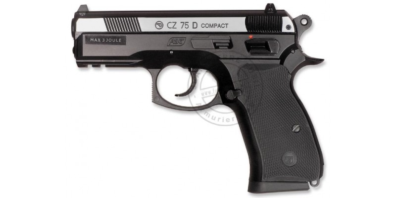 Pistolet 4,5 mm CO2 ASG CZ 75D Compact - Bicolore (2.7 joules)