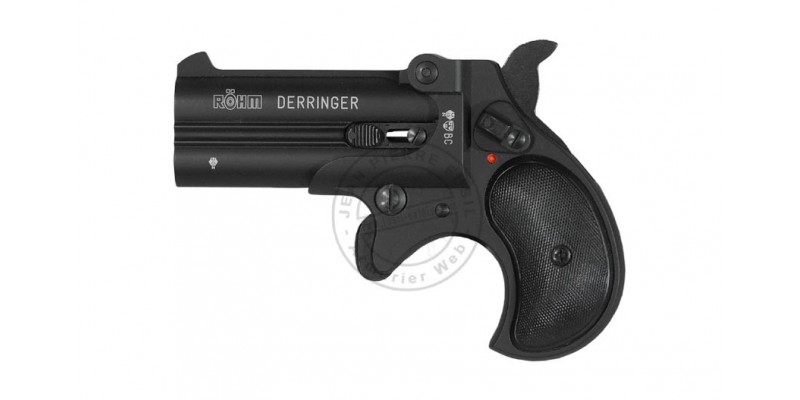 Revolver d'alarme UMAREX ROHM RG Derringer noir Cal. 9mm