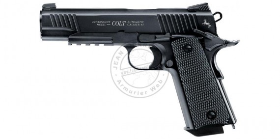 Pistolet à plomb CO2 4.5 mm UMAREX Colt M45 CQBP (2,7 joules)