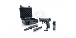 Pistolet d'alarme WALTHER P22Q noir - Cal 9mm - Pack prêt à défendre