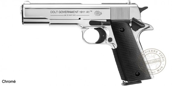 COLT Government 1911 A1 blank firing pistol - 9mm blank bore 