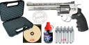 Kit Revolver 4,5 mm CO2 ASG Dan Wesson 6'' - Nickelé (3 joules) - PROMOTION